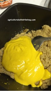 Mustard and brwn sugar